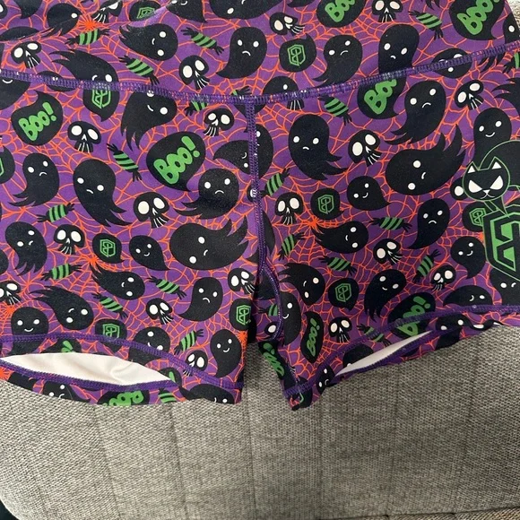 Born Primitive Purple Halloween Athletic Shorts Size Medium - Picture 2 of 4